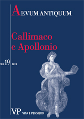 Article, Callimaco e Apollonio : presentazione del Forum, Vita e Pensiero
