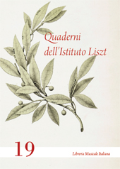 Issue, Quaderni dell'Istituto Liszt : 19, 2019, Libreria musicale italiana