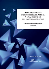 eBook, Innovación docente en ciencias sociales, jurídicas y otras disciplinas con contenido normativo, Dykinson