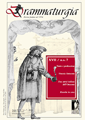 Fascicule, Drammaturgia : XVII, n.s. 7, 2020, Firenze University Press
