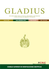 Issue, Gladius : estudios sobre armas antiguas, armamento, arte militar y vida cultural en Oriente y Occidente : 39, 2019, CSIC, Consejo Superior de Investigaciones Científicas