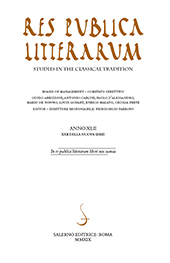 Article, Il rapporto tra greco e latino nelle lettere cristiane dei primi secoli, Salerno