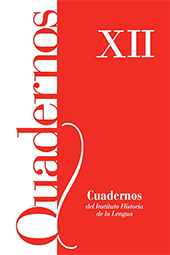 Issue, Cuadernos del Instituto Historia de la Lengua : XII, 12, 2019, Cilengua - Centro Internacional de Investigación de la Lengua Española