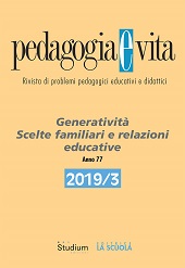 Fascicolo, Pedagogia e vita : rivista di problemi pedagogici, educativi e didattici : 77, 3, 2019, Studium