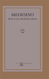 Fascicule, Medioevo : rivista di storia della filosofia medievale : XLIV, 2019, Il poligrafo