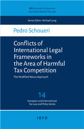 E-book, Conflicts of International Legal Frameworks in the Area of Harmful Tax Competition : the modified nexus approach, Schoueri, Pedro, IBFD