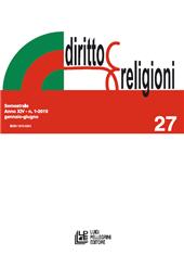 Fascicolo, Diritto e religioni : 27, 1, 2019, Pellegrini