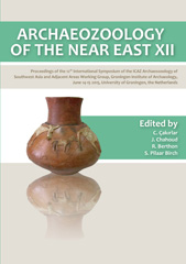 E-book, Archaeozoology of the Near East XII : Proceedings of the 12th International Symposium of the ICAZ Archaeozoology of Southwest Asia and Adjacent Areas Working Group, Groningen Institute of Archaeology, June 14-15 2015, University of Groningen, the Netherlands, Barkhuis
