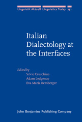 E-book, Italian Dialectology at the Interfaces, John Benjamins Publishing Company