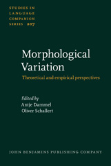 E-book, Morphological Variation, John Benjamins Publishing Company