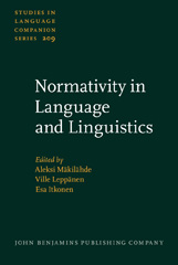 eBook, Normativity in Language and Linguistics, John Benjamins Publishing Company