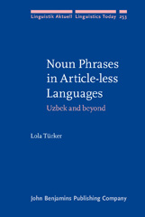 E-book, Noun Phrases in Article-less Languages, John Benjamins Publishing Company