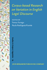 E-book, Corpus-based Research on Variation in English Legal Discourse, John Benjamins Publishing Company