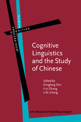 E-book, Cognitive Linguistics and the Study of Chinese, John Benjamins Publishing Company