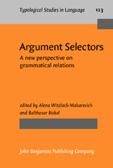 E-book, Argument Selectors, John Benjamins Publishing Company