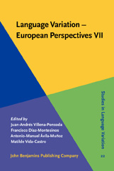 eBook, Language Variation : European perspectives VII, John Benjamins Publishing Company