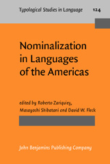 E-book, Nominalization in Languages of the Americas, John Benjamins Publishing Company