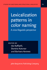 E-book, Lexicalization patterns in color naming, John Benjamins Publishing Company