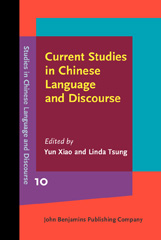 eBook, Current Studies in Chinese Language and Discourse, John Benjamins Publishing Company