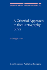E-book, A Criterial Approach to the Cartography of V2, John Benjamins Publishing Company