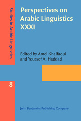 E-book, Perspectives on Arabic Linguistics XXXI, John Benjamins Publishing Company