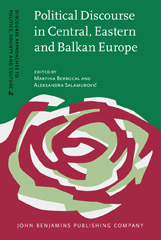 E-book, Political Discourse in Central, Eastern and Balkan Europe, John Benjamins Publishing Company