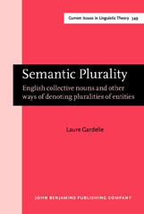eBook, Semantic Plurality, Gardelle, Laure, John Benjamins Publishing Company