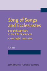 E-book, Song of Songs and Ecclesiastes, John Benjamins Publishing Company