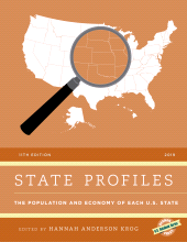 E-book, State Profiles 2019 : The Population and Economy of Each U.S. State, Bernan Press