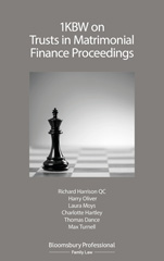 eBook, 1KBW on Trusts in Matrimonial Finance Proceedings, QC, Richard Harrison, Bloomsbury Publishing