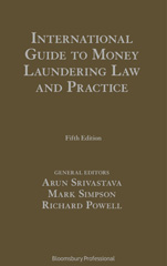 E-book, International Guide to Money Laundering Law and Practice, Bloomsbury Publishing