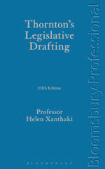 E-book, Thornton's Legislative Drafting, Bloomsbury Publishing