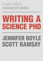 E-book, Writing a Science PhD, Boyle, Jennifer, Bloomsbury Publishing