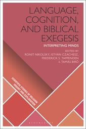 E-book, Language, Cognition, and Biblical Exegesis : Interpreting Minds, Bloomsbury Publishing