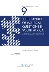E-book, Justiciability of Political Questions in South Africa : A Comparative Analysis, Koninklijke Boom uitgevers