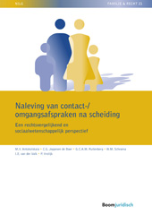 eBook, Naleving van contact-/omgangsafspraken na scheiding : Een rechtsvergelijkend en sociaalwetenschappelijk perspectief, Antokolskaia, Masha, Koninklijke Boom uitgevers