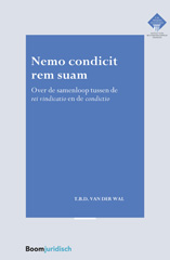 E-book, Nemo condicit rem suam : Over de samenloop tussen de rei vindicatio en de condictio, Koninklijke Boom uitgevers