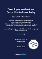 E-book, Tekstuitgave Wetboek van Burgerlijke Rechtsvordering, Koninklijke Boom uitgevers
