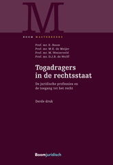 E-book, Togadragers in de rechtsstaat : De juridische professies en de toegang tot het recht, Koninklijke Boom uitgevers