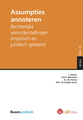 E-book, Assumpties annoteren : Rechterlijke veronderstellingen empirisch en juridisch getoetst, Koninklijke Boom uitgevers