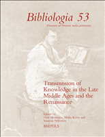 E-book, Transmission of Knowledge in the Late Middle Ages and the Renaissance, Merisalo, Outi, Brepols Publishers