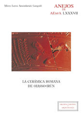 E-book, La cerámica romana de Oiasso-Irún, Amondarain Gangoiti, Miren Lorea, Consejo Superior de Investigaciones Científicas