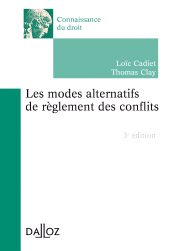 E-book, Les modes alternatifs de règlement des conflits, Éditions Dalloz