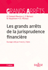 E-book, Les grands arrêts de la jurisprudence financière., Éditions Dalloz