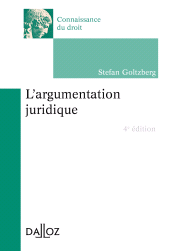 E-book, L'argumentation juridique, Éditions Dalloz