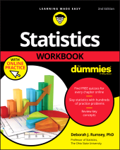 E-book, Statistics Workbook For Dummies with Online Practice, For Dummies