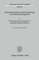 E-book, Finanzintermediation, Bankenregulierung und Finanzmarktintegration., Duncker & Humblot