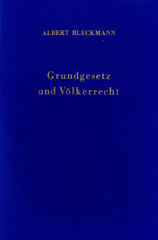 E-book, Grundgesetz und Völkerrecht. : Ein Studienbuch., Bleckmann, Albert, Duncker & Humblot