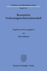 E-book, Rezensierte Verfassungsrechtswissenschaft., Duncker & Humblot