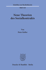 eBook, Neue Theorien des Sozialkontrakts., Duncker & Humblot
